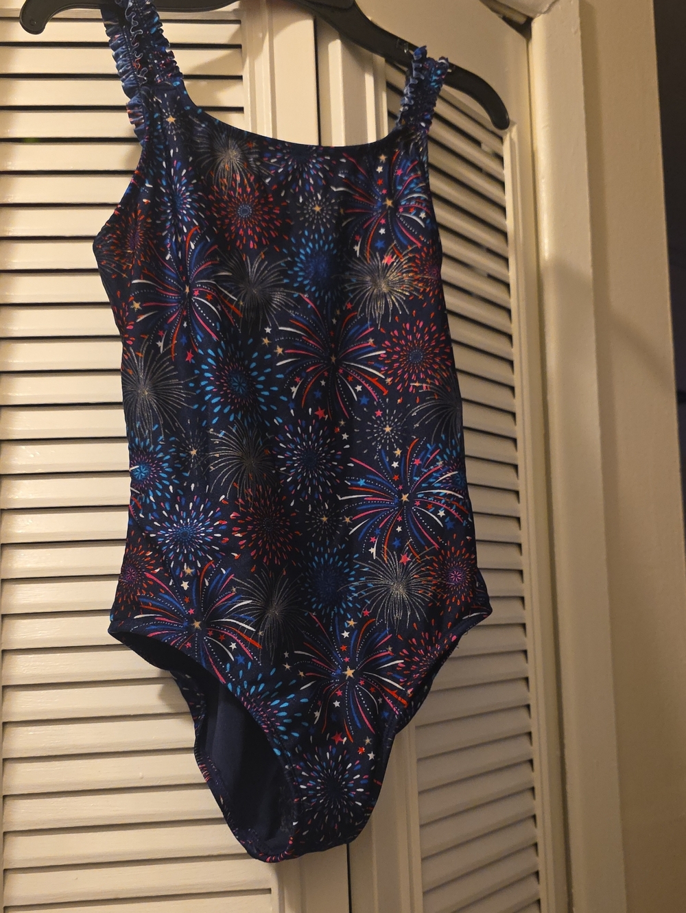Cat & Jack Navy Fireworks One-Piece Swimsuit